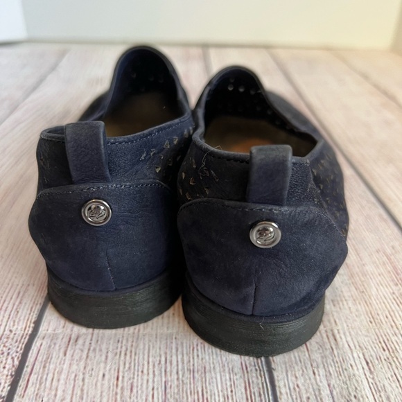 NURTURE Blue Perforated Slip On Shoes 6 - Picture 4 of 6